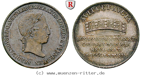 Klicken Sie auf das Bild um es auf Ihrem Rechner zu speichern oesterreich-kaiserreich-ferdinand-i-jeton/62466.jpg