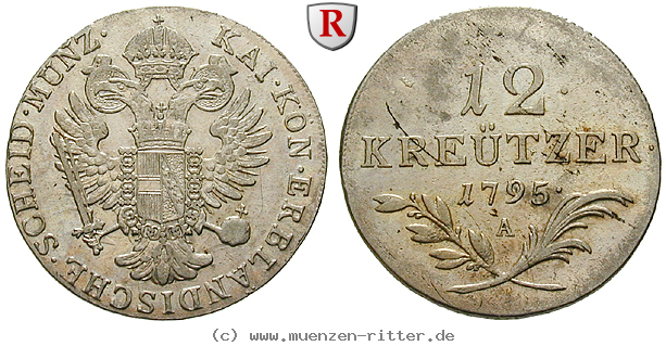 Klicken Sie auf das Bild um es auf Ihrem Rechner zu speichern oesterreich-kaiserreich-franz-ii--i--12-kreuzer/39273.jpg