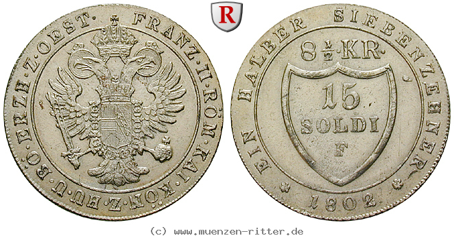 Klicken Sie auf das Bild um es auf Ihrem Rechner zu speichern oesterreich-kaiserreich-franz-ii--i--15-soldi/40038.jpg