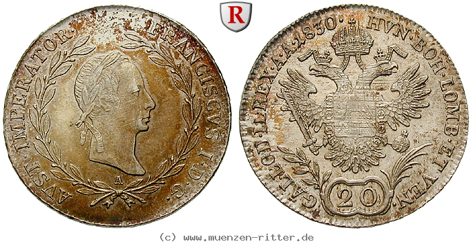 Klicken Sie auf das Bild um es auf Ihrem Rechner zu speichern oesterreich-kaiserreich-franz-ii--i--20-kreuzer/39303.jpg