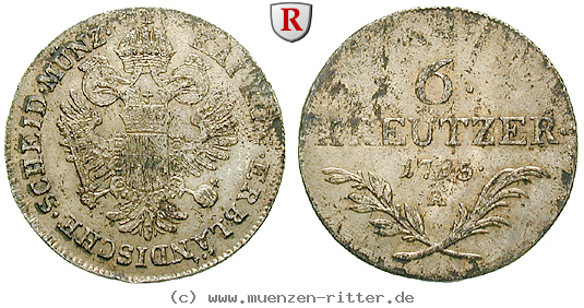 Klicken Sie auf das Bild um es auf Ihrem Rechner zu speichern oesterreich-kaiserreich-franz-ii--i--6-kreuzer/61095.jpg