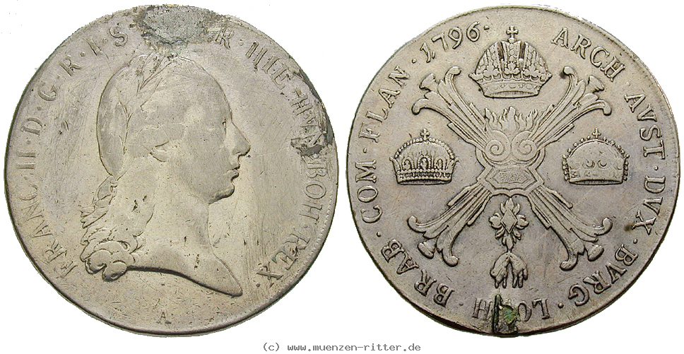 Klicken Sie auf das Bild um es auf Ihrem Rechner zu speichern oesterreich-kaiserreich-franz-ii--i--kronentaler/33714.jpg