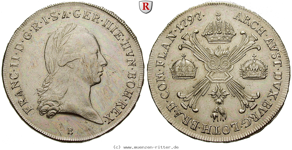 Klicken Sie auf das Bild um es auf Ihrem Rechner zu speichern oesterreich-kaiserreich-franz-ii--i--kronentaler/40103.jpg
