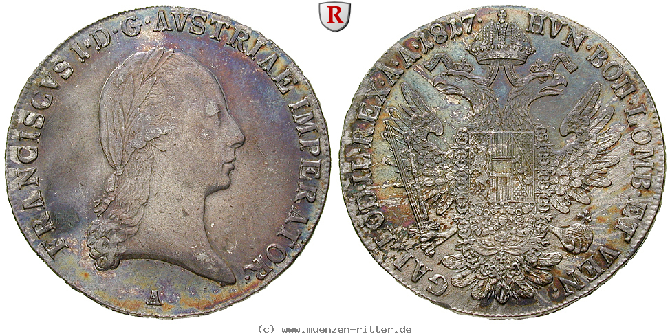 Klicken Sie auf das Bild um es auf Ihrem Rechner zu speichern oesterreich-kaiserreich-franz-ii--i--taler/84092.jpg