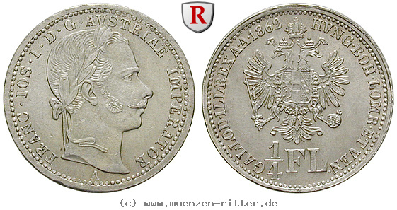 Klicken Sie auf das Bild um es auf Ihrem Rechner zu speichern oesterreich-kaiserreich-franz-joseph-i-1-4-gulden/85730.jpg