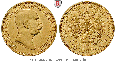 Klicken Sie auf das Bild um es auf Ihrem Rechner zu speichern oesterreich-kaiserreich-franz-joseph-i-10-kronen/95869.jpg