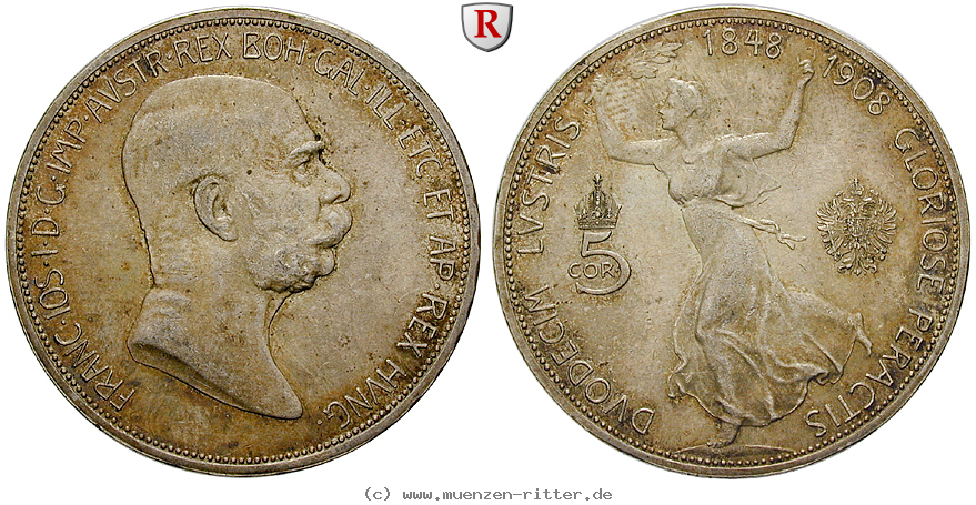 Klicken Sie auf das Bild um es auf Ihrem Rechner zu speichern oesterreich-kaiserreich-franz-joseph-i-5-kronen/39684.jpg