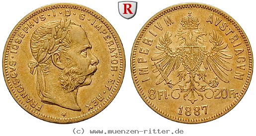 Klicken Sie auf das Bild um es auf Ihrem Rechner zu speichern oesterreich-kaiserreich-franz-joseph-i-8-gulden/95865.jpg