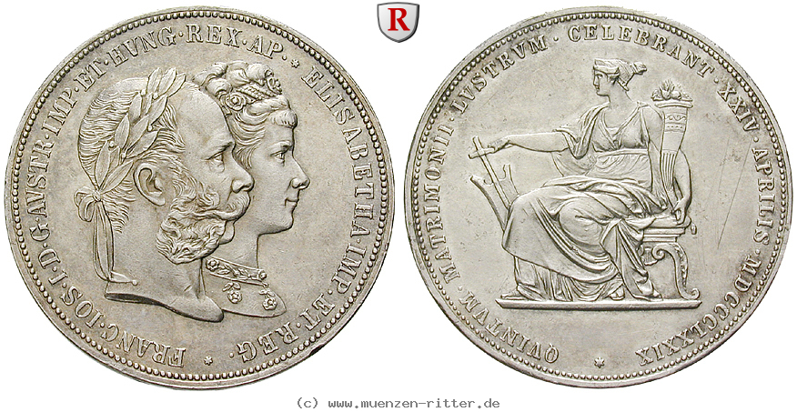 Klicken Sie auf das Bild um es auf Ihrem Rechner zu speichern oesterreich-kaiserreich-franz-joseph-i-doppelgulden/72201.jpg