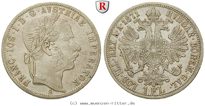 Klicken Sie auf das Bild um es auf Ihrem Rechner zu speichern oesterreich-kaiserreich-franz-joseph-i-gulden/49891.jpg