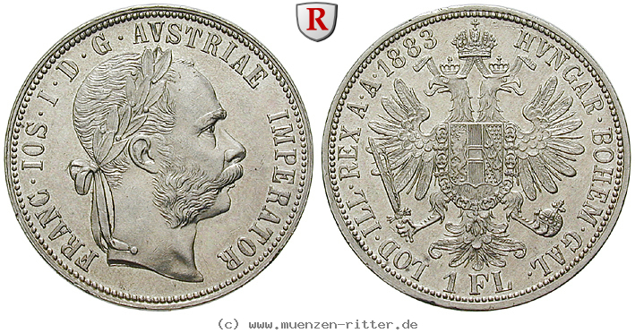 Klicken Sie auf das Bild um es auf Ihrem Rechner zu speichern oesterreich-kaiserreich-franz-joseph-i-gulden/85696.jpg