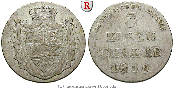 oldenburg-peter-friedrich-wilhelm-1-3-taler/86114.jpg