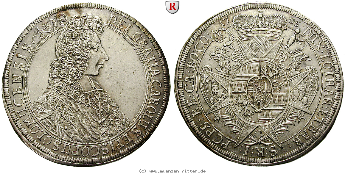 Klicken Sie auf das Bild um es auf Ihrem Rechner zu speichern olmuetz-bistum-karl-iii-von-lothringen-reichstaler/92874.jpg