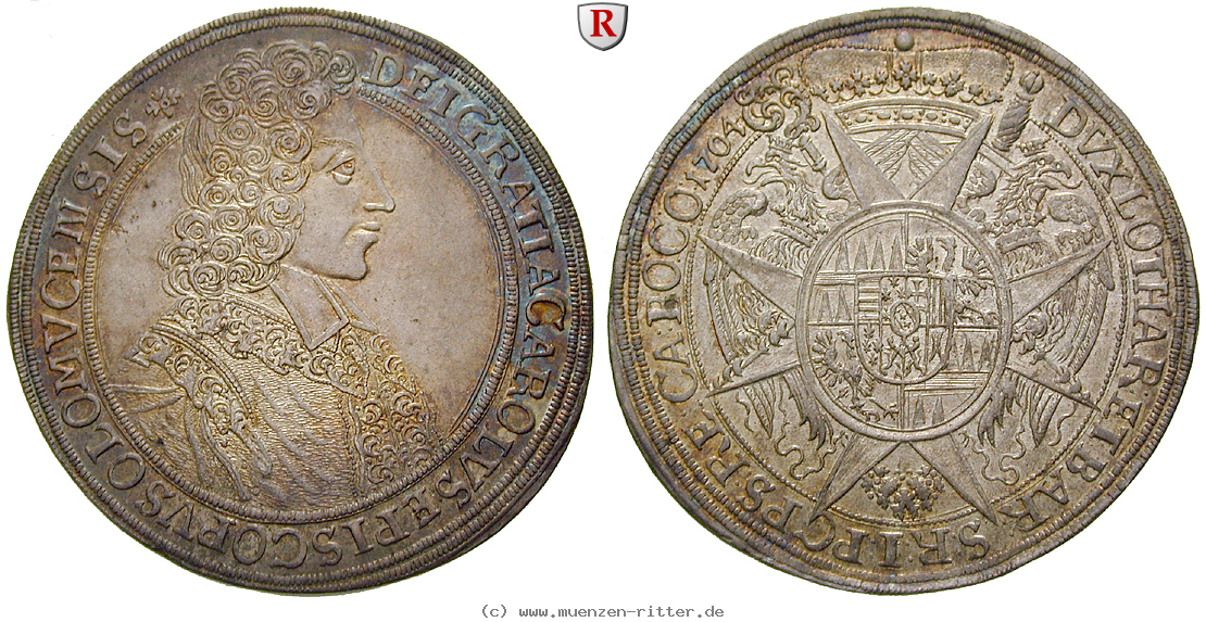 Klicken Sie auf das Bild um es auf Ihrem Rechner zu speichern olmuetz-bistum-karl-iii-von-lothringen-taler/27543.jpg