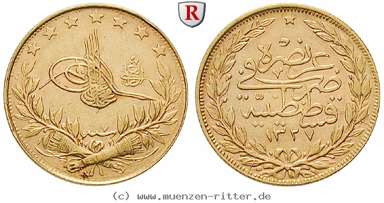 osmanisches-reich-mohammed-v-100-piaster/26058.jpg