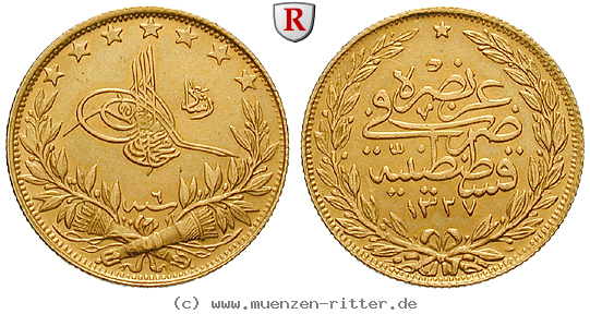 osmanisches-reich-mohammed-v-100-piaster/52457.jpg