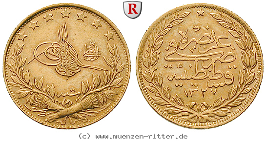 osmanisches-reich-mohammed-v-100-piaster/68389.jpg