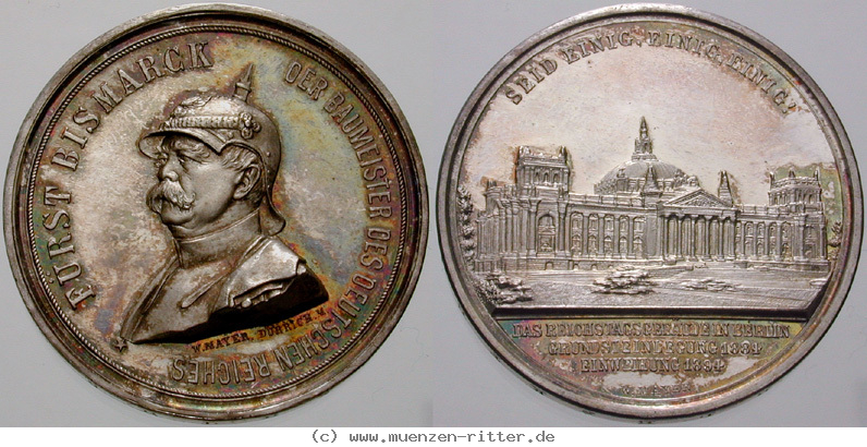 Klicken Sie auf das Bild um es auf Ihrem Rechner zu speichern personenmedaillen-bismarck-otto-von--deutscher-reichskanzler-silbermedaille/emed337.jpg