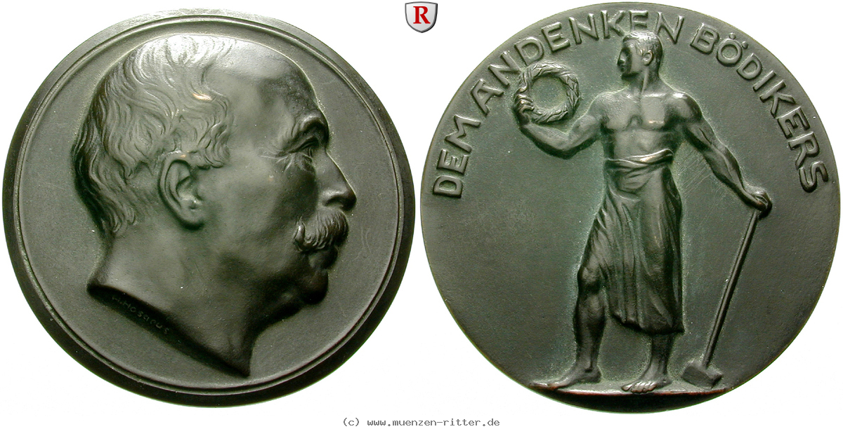personenmedaillen-boediker-t--praesident-des-reichsversicherungsamtes-landrat-von-moenchengladbach-bronzemedaille/emed161.jpg