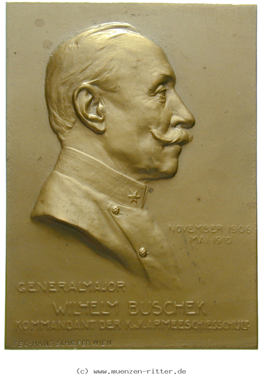 personenmedaillen-buschek-wilhelm--oesterreichischer-generalmajor-einseitige-bronzeplakette/52974.jpg