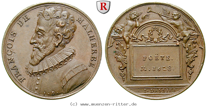 Klicken Sie auf das Bild um es auf Ihrem Rechner zu speichern personenmedaillen-de-malherbe-francois--franzoesischer-schrifsteller-bronzemedaille/53101.jpg