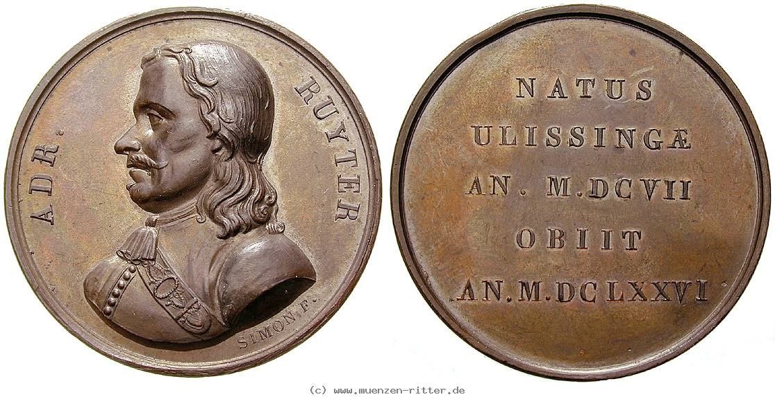 personenmedaillen-de-ruyter-michel-adriaanszoon--niederlaendischer-admiral-bronzemedaille/24093.jpg