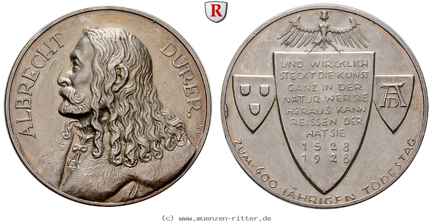 personenmedaillen-duerer-albrecht--deutscher-kuenstler-silbermedaille/emed315.jpg