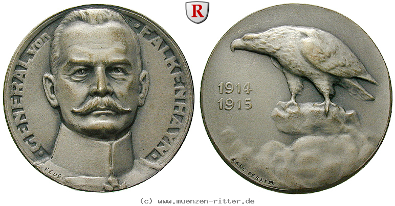 Klicken Sie auf das Bild um es auf Ihrem Rechner zu speichern personenmedaillen-falkenhayn-erich-von--deutscher-general-und-militaerpolitiker-silbermedaille/35108.jpg