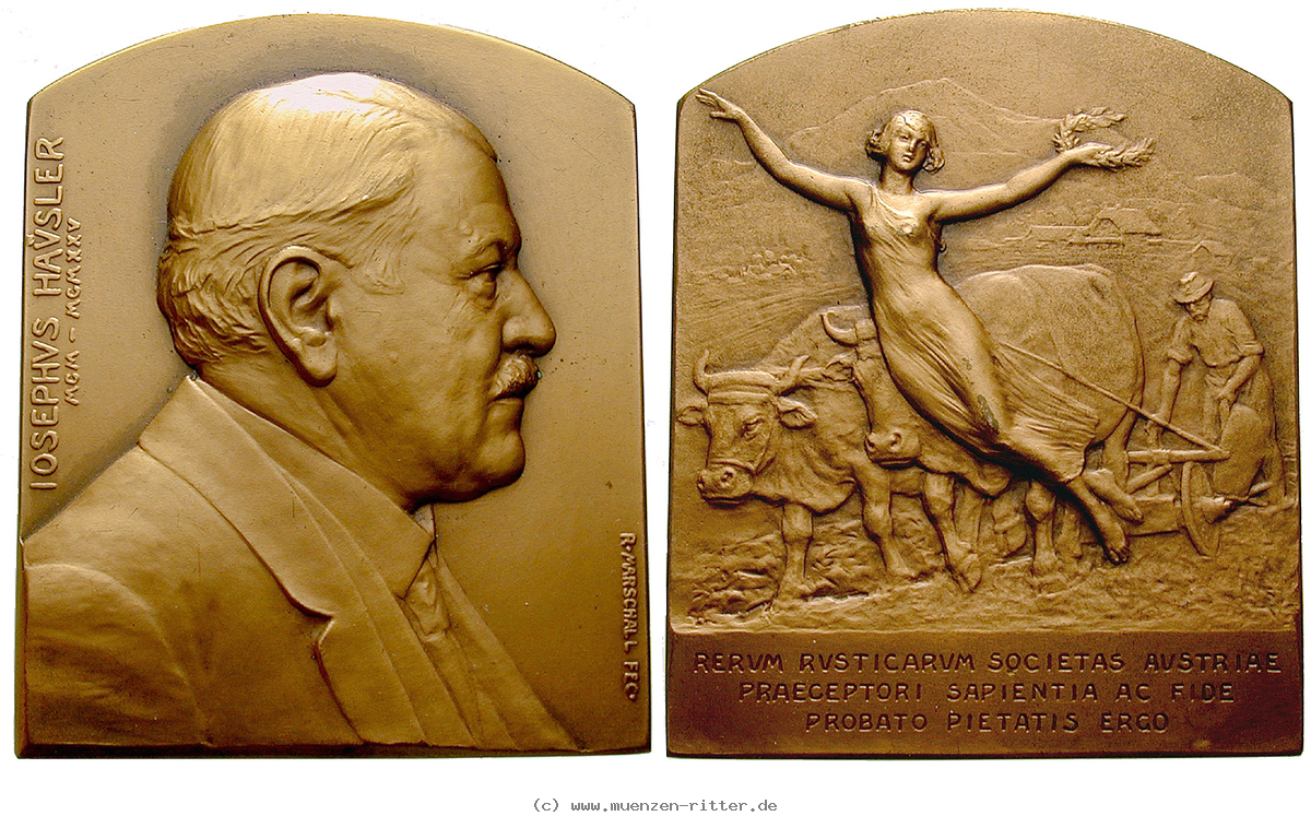 personenmedaillen-haeusler-josef--generalsekretaer-der-oesterr-landwirtschaftlichen-gesellschaft-messingmedaille/47483.jpg