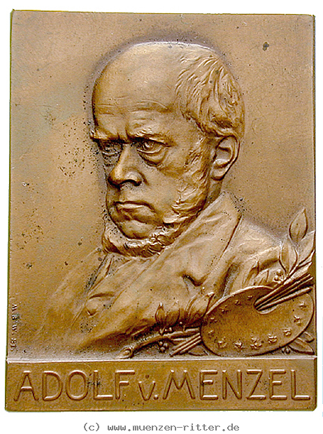 Klicken Sie auf das Bild um es auf Ihrem Rechner zu speichern personenmedaillen-menzel-adolf-von--deutscher-maler-einseitige-bronzeplakette/50806.jpg