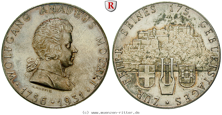 personenmedaillen-mozart-wolfgang-amadeus--oesterreichischer-komponist-silbermedaille/58212.jpg