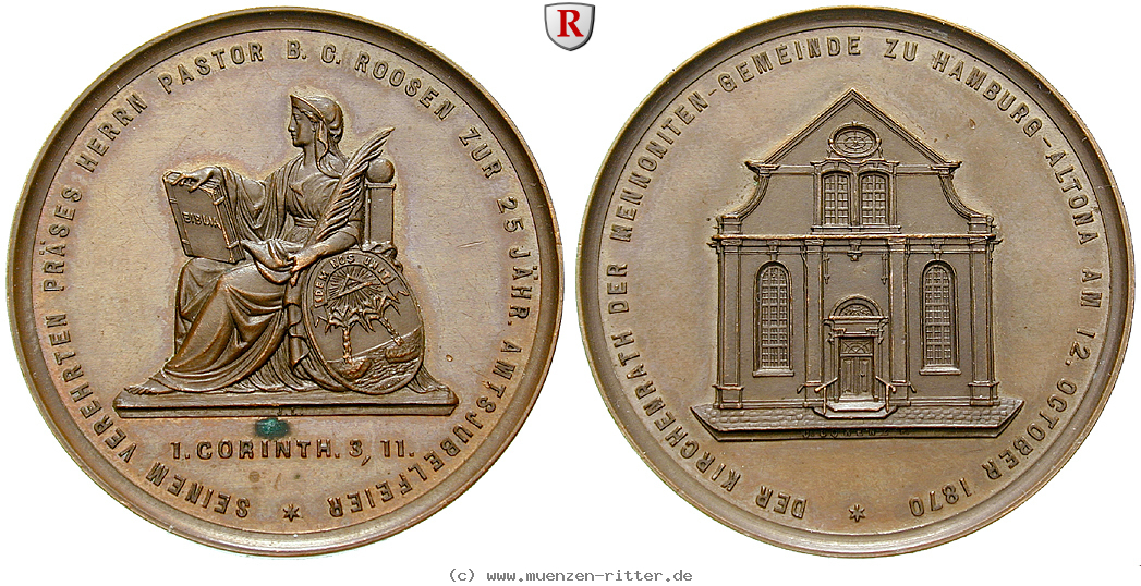 personenmedaillen-roosen-berend-carl--deutscher-mennonitenpastor-bronzemedaille/50799.jpg