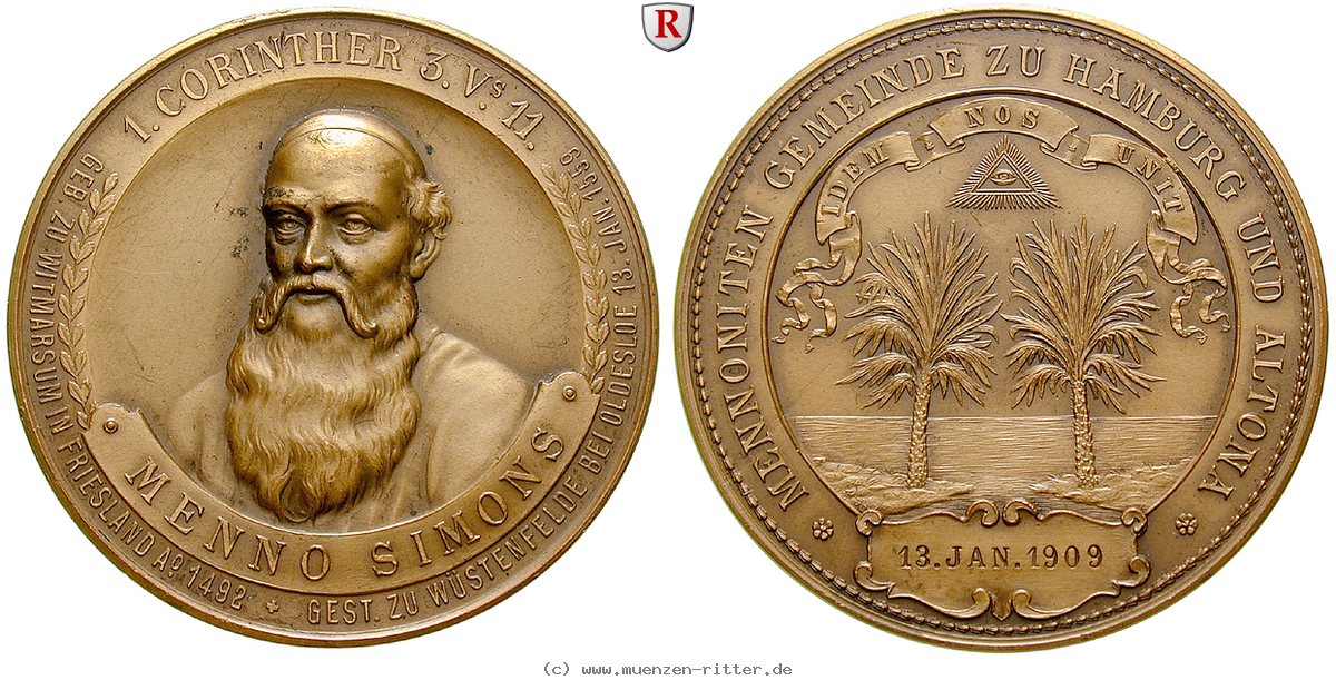 personenmedaillen-simons-menno--niederlandischer-theologe-bronzemedaille/50790.jpg