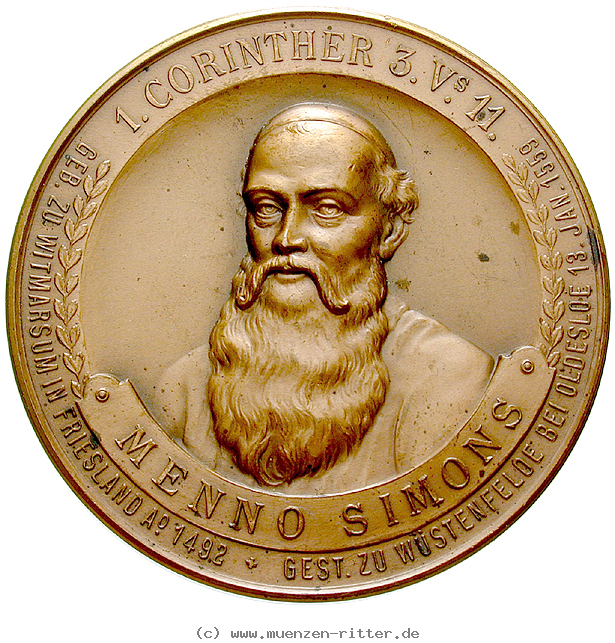 personenmedaillen-simons-menno--niederlandischer-theologe-einseitige-bronzemedaille/50791.jpg