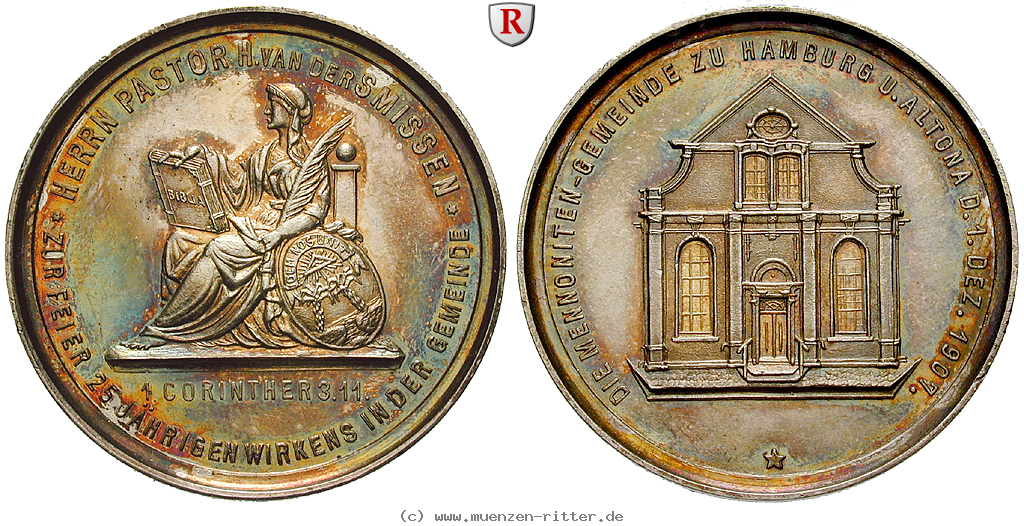 personenmedaillen-smissen-hinrich-van-der--deutscher-mennonitenpastor-silbermedaille/50794.jpg