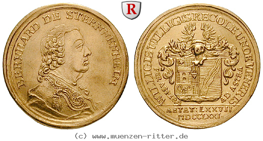 Klicken Sie auf das Bild um es auf Ihrem Rechner zu speichern personenmedaillen-sternenheim-bernhard-winkler-von--gymnasialdirektor-in-brieg-schlesien-goldmedaille/25242.jpg