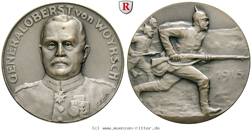 Klicken Sie auf das Bild um es auf Ihrem Rechner zu speichern personenmedaillen-woyrsch-remus-von--preussischer-generalfeldmarschall-silbermedaille/35141.jpg