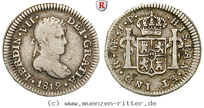 Klicken Sie auf das Bild um es auf Ihrem Rechner zu speichern peru-ferdinand-vii-1-2-real/52092.jpg