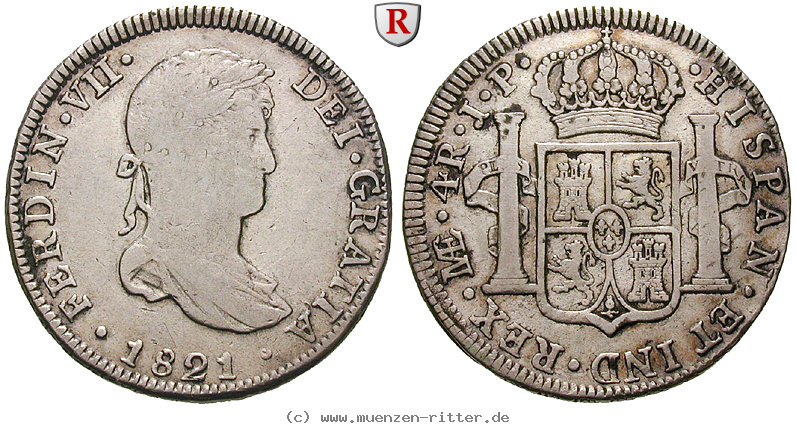 Klicken Sie auf das Bild um es auf Ihrem Rechner zu speichern peru-ferdinand-vii-4-reales/13268.jpg