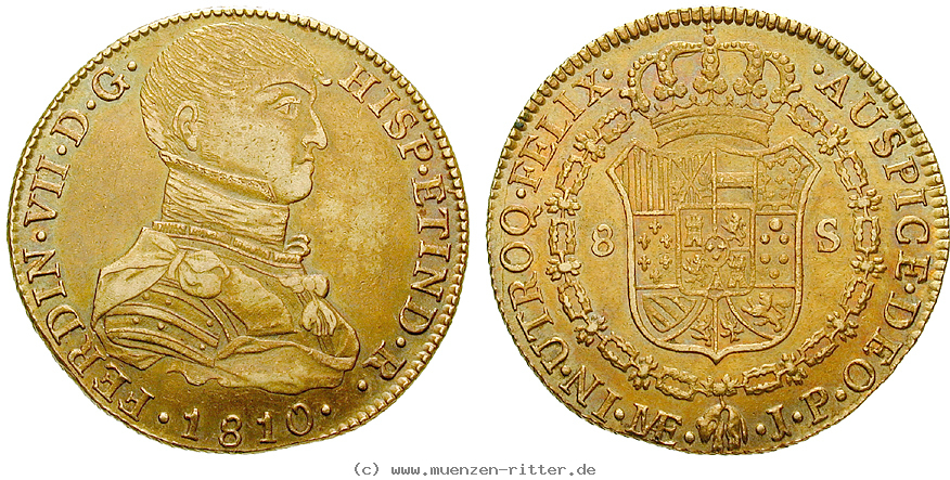 Klicken Sie auf das Bild um es auf Ihrem Rechner zu speichern peru-ferdinand-vii-8-escudos/42377.jpg