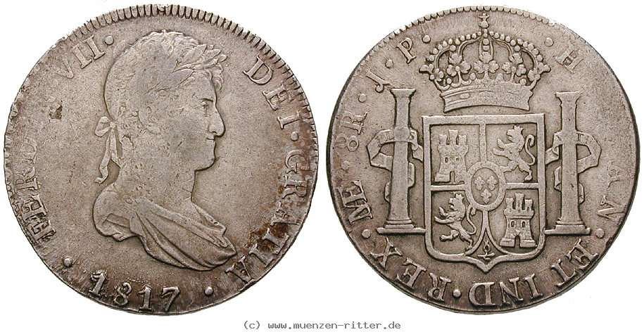 Klicken Sie auf das Bild um es auf Ihrem Rechner zu speichern peru-ferdinand-vii-8-reales/13264.jpg