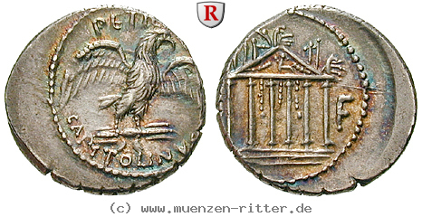 Klicken Sie auf das Bild um es auf Ihrem Rechner zu speichern petillius-capitolinus-denar/45271.jpg