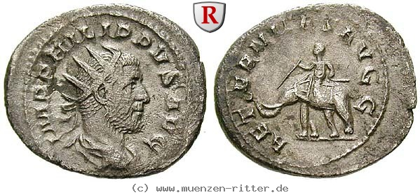 Klicken Sie auf das Bild um es auf Ihrem Rechner zu speichern philippus-i-antoninian/100206.jpg