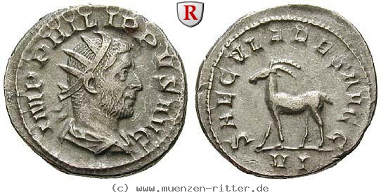 Klicken Sie auf das Bild um es auf Ihrem Rechner zu speichern philippus-i-antoninian/100208.jpg