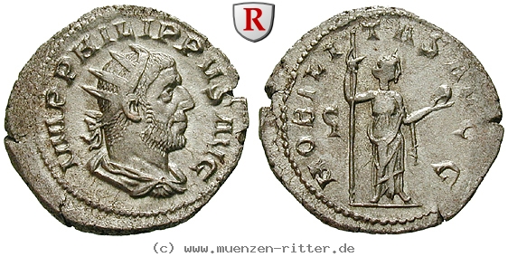 Klicken Sie auf das Bild um es auf Ihrem Rechner zu speichern philippus-i-antoninian/101476.jpg