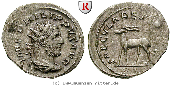 Klicken Sie auf das Bild um es auf Ihrem Rechner zu speichern philippus-i-antoninian/102384.jpg