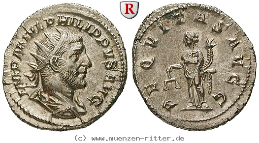 Klicken Sie auf das Bild um es auf Ihrem Rechner zu speichern philippus-i-antoninian/102483.jpg