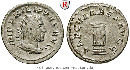 Klicken Sie auf das Bild um es auf Ihrem Rechner zu speichern philippus-i-antoninian/102697.jpg