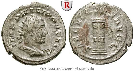 Klicken Sie auf das Bild um es auf Ihrem Rechner zu speichern philippus-i-antoninian/103018.jpg