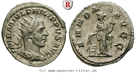 Klicken Sie auf das Bild um es auf Ihrem Rechner zu speichern philippus-i-antoninian/103027.jpg